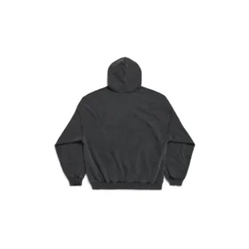 Hoodie «The Capital Of Fashion» – Corte Largo «Black Faded» 803265TRVN41048