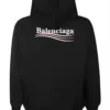 Hoodie with political campaign cape «Black» 600583-TIV53-1070