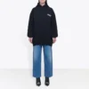 Hoodie with political campaign capuz, black, 570792TBV141000