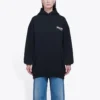 Hoodie with political campaign capuz, black, 570792TBV141000