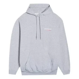 Hoodie with political campaign capuz, medium cut «Gray» 600583TKVI91379