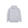 Hoodie with political campaign capuz, medium cut «Gray» 600583TKVI91379