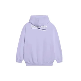 Hoodie with political campaign capuz, medium cut, «Purple» 600583TKVI93072