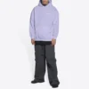 Hoodie with political campaign capuz, medium cut, «Purple» 600583TKVI93072