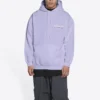 Hoodie with political campaign capuz, medium cut, «Purple» 600583TKVI93072