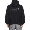 Hoodie with political campaign design drawn by hand «Black» 739024TNVE91197