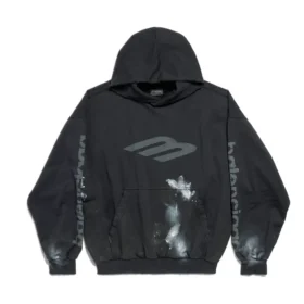 Hoodies 3B Stencil, corte médio, «Preto» 767877TQVT71083