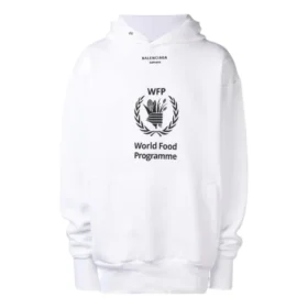 Hoodies Balenciaga x Programa Alimentar Mundial «Branco Preto» 541870TCV343307