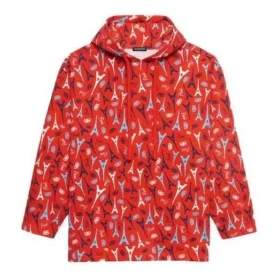 Hoodies BB com malha entrelaçada em toda a peça «Red» 594576THV676400