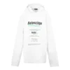 Hoodies Boxy para Limpeza a Seco «Branco» 661711TKVF99085