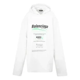 Hoodies Boxy para Limpeza a Seco «Branco» 661711TKVF99085