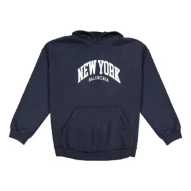 Hoodies Cities New York, corte largo «Navy White» 675003TLVM33967