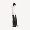 Hoodies com capuz e fecho de correr para homem, em branco