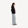 Hoodies com capuz e fecho «Dream» para mulher, em preto