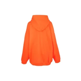Hoodies com capuz «Hi My Name Is» «Laranja fluorescente/Preto» 651799TKVK57513