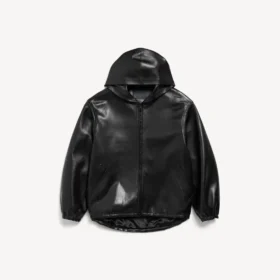 Hoodies femininos de corte descontraído em preto