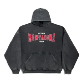 Hoodies Montaigne, corte largo, «Black Faded» 803265TRVN21048