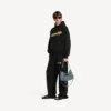 Hoodies para homem, corte médio, com estampado «Messy Spray», em preto