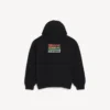 Hoodies para homens, corte médio, com estampado «Bumper Stickers», em preto