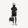 Hoodies sem mangas e corte regular para homem, na cor preta