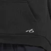 Hoodies sem mangas e corte regular para homem, na cor preta
