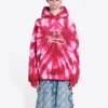 Hoodies Tie-Dye para o Dia dos Namorados, corte largo «Vermelho» 675003TLVI86802