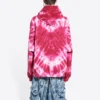 Hoodies Tie-Dye para o Dia dos Namorados, corte largo «Vermelho» 675003TLVI86802