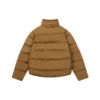 Jaqueta acolchoada BB com malha entrelaçada «Brown» 595224TG0262365