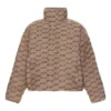 Jaqueta acolchoada BB Monogram «Beige Brown» 681885TML339378