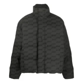 Jaqueta acolchoada BB Monogram «Preto» 681885TML331269