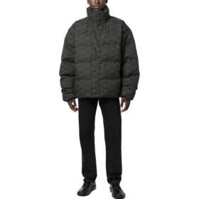 Jaqueta acolchoada BB Monogram «Preto» 681885TML331269