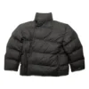 Jaqueta acolchoada com corte envolvente «Preto» 751717TOO411000