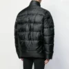 Jaqueta acolchoada com logótipo bordado «Preto» 582998TFO061000