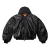 Jaqueta bomber com capuz «Black» 750953TOS171000