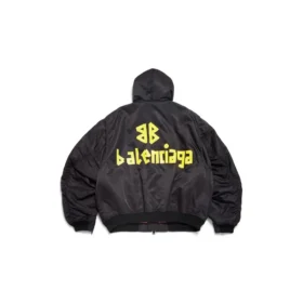 Jaqueta bomber com capuz Tape Type Light «Preto» 791103TPO041000