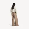 Jaqueta bomber curta para mulher em marfim