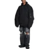 Jaqueta Bomber Desgastada «Preto» 698844TKP271000