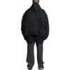 Jaqueta Bomber Desgastada «Preto» 698844TKP271000