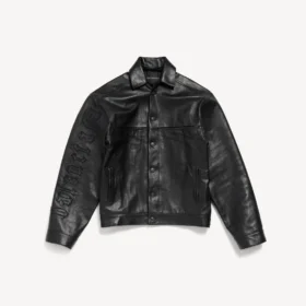 Jaqueta-camisa para homem em preto Jaqueta-camisa para homem em preto