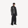 Jaqueta-camisa para homem em preto