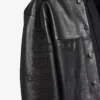 Jaqueta-camisa para homem em preto
