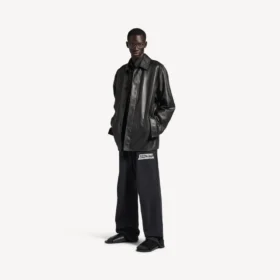 Jaqueta carcoat para homem em preto