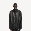 Jaqueta carcoat para homem em preto