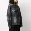 Jaqueta casual de manga comprida com logótipo SS21, cor sólida, preto 620746TIW435720