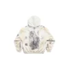 Jaqueta com capuz e fecho de correr Tat, corte médio, «Off White Black» 770939TQVK13307