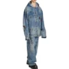 Jaqueta com capuz oversized «Blue» 719315TNW56-4268