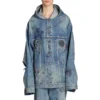 Jaqueta com capuz oversized «Blue» 719315TNW56-4268