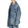 Jaqueta com capuz oversized «Blue» 719315TNW56-4268