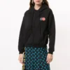 Jaqueta com capuz tipo uniforme, preto 620939TIV801000