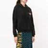 Jaqueta com capuz tipo uniforme, preto 620939TIV801000